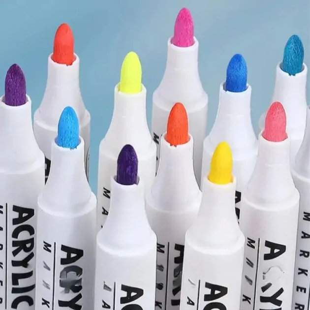 Набір акрилових маркерів Acril-80, 80 кольорів, у пластиковому кейсі - зображення 3