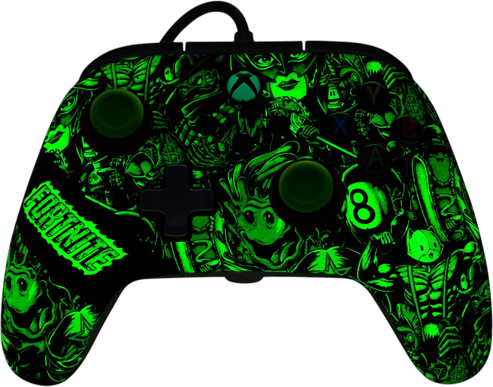 Kontroler PowerA Advantage Wired Controller Fortnite Glow (XBGP0438-01) - obraz 2