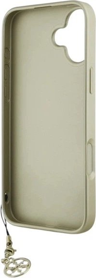 Etui Guess 4G Charms Collection do Apple iPhone 16 Brown (GUHCP16SGF4GBR) - obraz 7