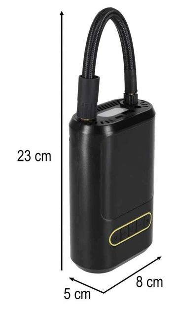 Електричний насос для велосипеда KIK автомобільний powerbank USB KX2967 (5903039768741) - зображення 6