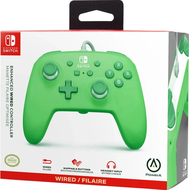 Kontroler PowerA Enhanced Wired Controller for Nintendo Switch Seafoam Green (NSGP0495-01) - obraz 8