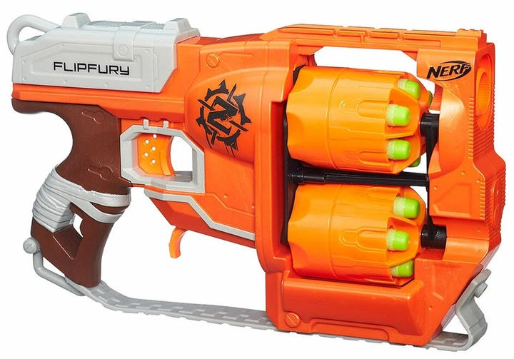 Blaster Hasbro Nerf Zombie Strike Flipfury (A9603) (5010994836429) - obraz 2