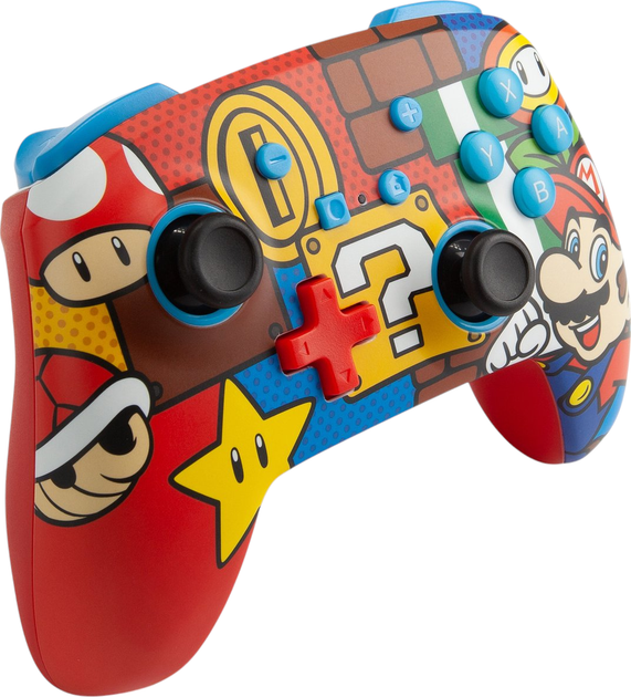 Kontroler PowerA Enhanced Wireless Controller for Nintendo Switch Mario Pop (1519764-01) - obraz 3
