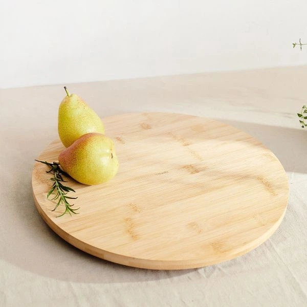 Deska do serwowania Homla Bambou obrotowa bambusowa 35 cm (5904183815862) - obraz 6