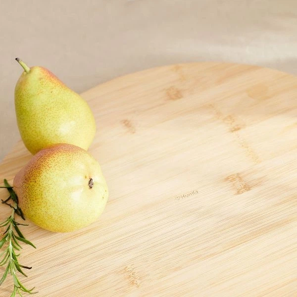 Deska do serwowania Homla Bambou obrotowa bambusowa 35 cm (5904183815862) - obraz 8