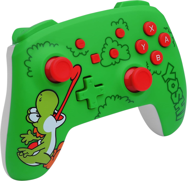 Kontroler PowerA Nintendo Switch Wireless Controller Hungry Yoshi (NSGP0446-01) - obraz 2