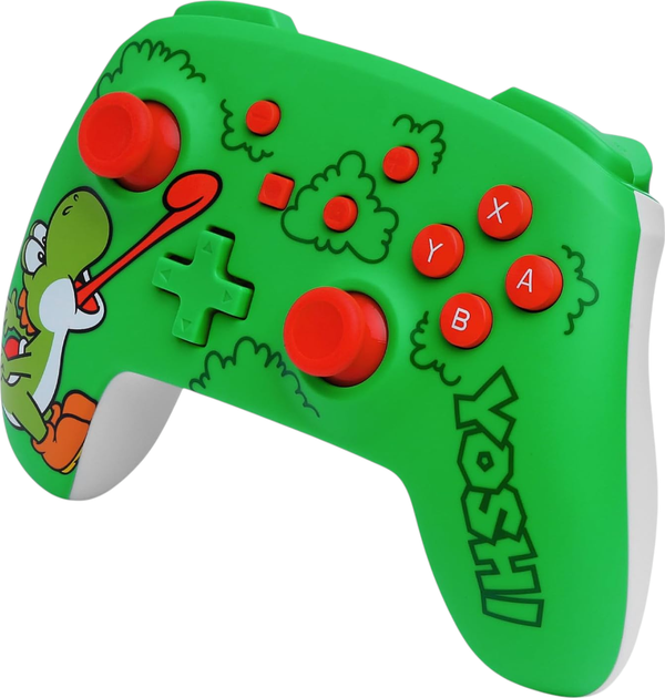 Kontroler PowerA Nintendo Switch Wireless Controller Hungry Yoshi (NSGP0446-01) - obraz 3
