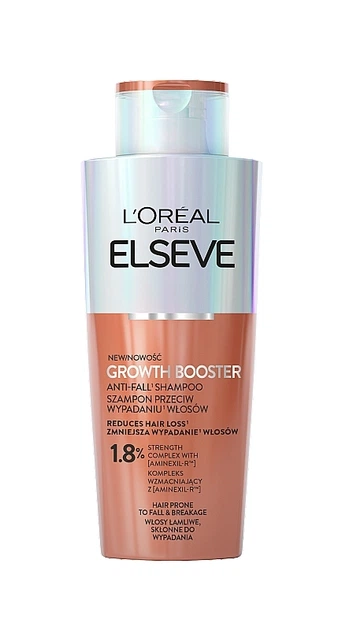 Шампунь против выпадения волос - L'Oreal Paris Elseve Growth Booster Anti-Fall Shampoo 200ml (1289575-1294582091-2) - Фото 1 Шампунь против выпадения волос - L'Oreal Paris Elseve Growth Booster Anti-Fall Shampoo 200ml (1289575-1294582091-2) - изображение 1