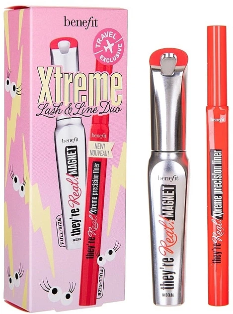 Набор - Benefit They're Real! Xtreme Lash & Line Duo (mascara/9ml + liner/0,35ml) Набор (1144477-411186687-2) - Фото 1 Набор - Benefit They're Real! Xtreme Lash & Line Duo (mascara/9ml + liner/0,35ml) Набор (1144477-411186687-2) - изображение 1