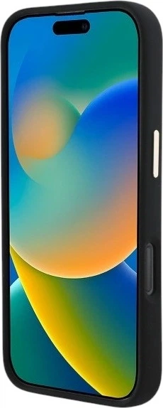 Панель Guess Silicone Script Metal Logo & Frame для Apple iPhone 16 Pro Max Black (GUHCP16XSMBSLK) - зображення 5