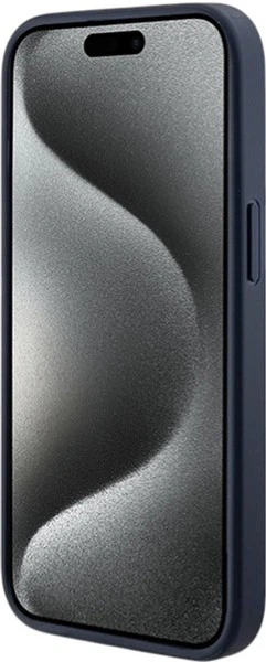 Панель Guess 4G Triangle Metal Logo для Apple iPhone 15 Plus/14 Plus Blue (GUHCP15MPG4GPB) - зображення 5
