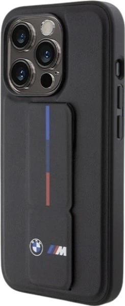 Etui BMW Grip Hot Stamp do Apple iPhone 15 Pro Black (BMHCP15L22GSLK) - obraz 2