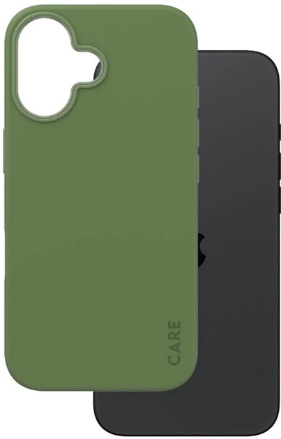 Etui Panzer Glass CARE Fearlessly Fashionable Case MagSafe do Apple iPhone 16 Green (5715685004513) - obraz 2