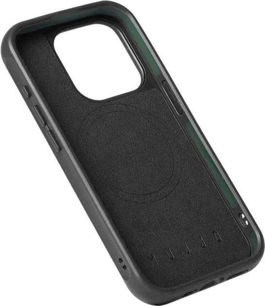 Etui Mujjo Shield Case MagSafe do Apple iPhone 15 Pro Max Black (MUJJO-CL-048-BK) - obraz 3