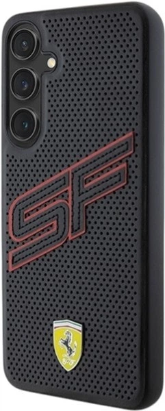 Etui Ferrari Big SF Perforated do Samsung Galaxy S24 Plus Black (FEHCS24MPINK) - obraz 2