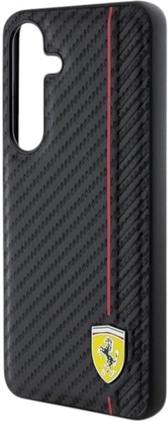 Etui Ferrari Carbon Printed Line do Samsung Galaxy S24 Plus Black (FEHCS24MN3DUR) - obraz 6