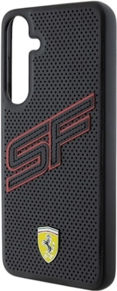 Etui Ferrari Big SF Perforated do Samsung Galaxy S24 Black (FEHCS24SPINK) - obraz 6