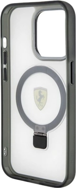 Etui Ferrari Ring Stand 2023 Collection MagSafe do Apple iPhone 15 Pro Transparent (FEHMP15LUSCAH) - obraz 7