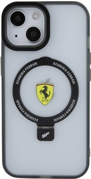 Панель Ferrari Ring Stand 2023 Collection MagSafe для Apple iPhone 15 Plus/14 Plus Transparent (FEHMP15MUSCAH) - зображення 3
