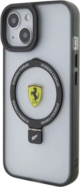 Etui Ferrari Ring Stand 2023 Collection MagSafe do Apple iPhone 15/14/13 Transparent (FEHMP15SUSCAH) - obraz 2