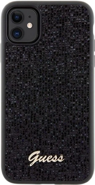 Панель Guess Disco Metal Script для Apple iPhone 11/Xr Black (GUHCN61PMSDGSK) - зображення 3