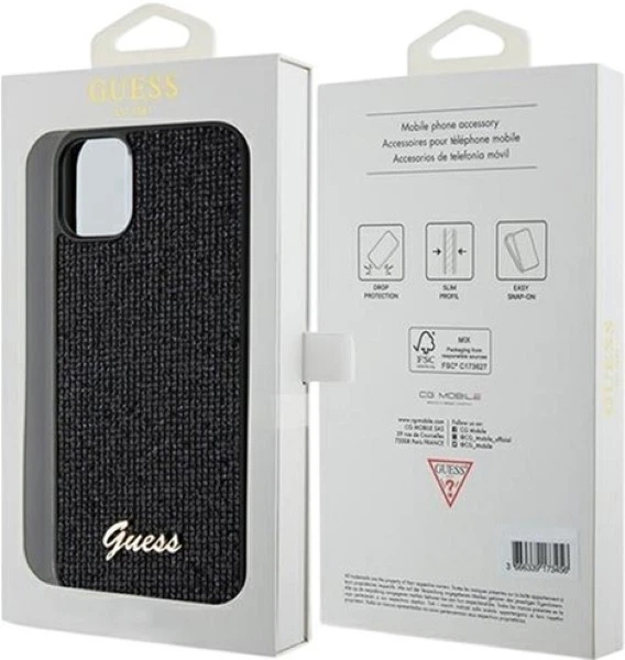 Панель Guess Disco Metal Script для Apple iPhone 11/Xr Black (GUHCN61PMSDGSK) - зображення 8