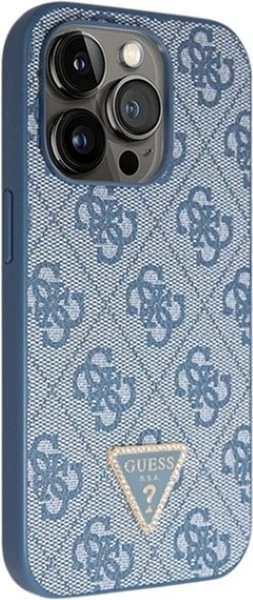 Панель Guess Crossbody 4G Metal Logo для Apple iPhone 14 Pro Blue (GUHCP14LP4TDSCPB) - зображення 4