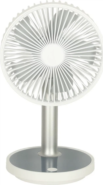 Настільний вентилятор KIK KX3691 бездротовий 30 см Білий (5903039751880) - зображення 1