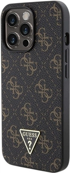 Панель Guess 4G Triangle Metal Logo для Apple iPhone 14 Pro Max Black (GUHCP14XPG4GPK) - зображення 2