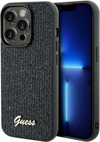Панель Guess Disco Metal Script для Apple iPhone 14 Pro Max Black (GUHCP14XPMSDGSK) - зображення 1