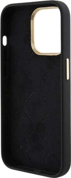 Панель Guess Silicone Logo Strass 4G для Apple iPhone 15 Pro Black (GUHCP15LM4DGPK) - зображення 7