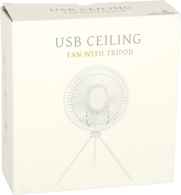 Настільний вентилятор KIK KX3692 бездротовий 18 см Білий (5903039751873) - зображення 9