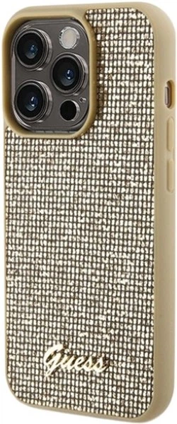 Etui Guess Disco Metal Script do Apple iPhone 15 Pro Gold (GUHCP15LPMSDGSD) - obraz 2