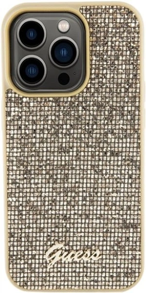 Etui Guess Disco Metal Script do Apple iPhone 15 Pro Gold (GUHCP15LPMSDGSD) - obraz 3