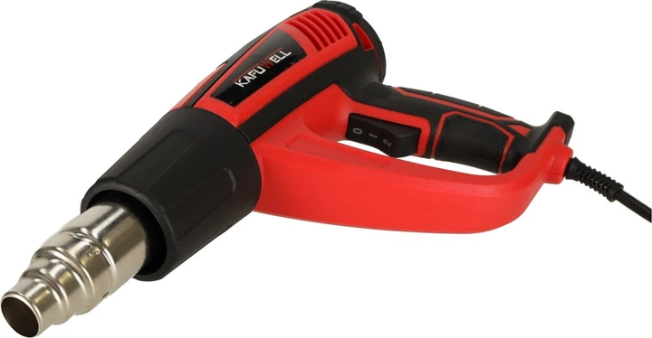 Opalarka elektryczna Kafuwell KX4719 1850 W z regulacją tempratury + 4 wymienne końcówki (5903039738119) - obraz 2