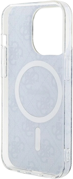 Панель Guess IML 4G MagSafe для Apple iPhone 15 Pro Blue (3666339194642) - зображення 6