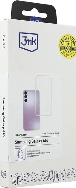 Etui plecki 3MK Clear Case na Samsung A16 Transparent (5903108601719) - obraz 2
