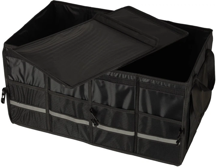 Автомобільний органайзер KIK для багажника з відбивачами 60 x 35 x 30 см Чорний (5903039766761) - зображення 5