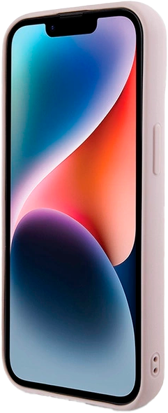 Etui Guess Quilted Metal Logo do Apple iPhone 15/14/13 Pink (3666339149741) - obraz 5