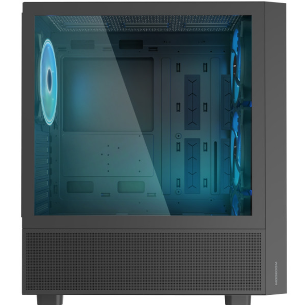 Геймерський корпус для ПК Miditower, сталь та пластик, ARGB підсвічування, ATX/Micro ATX/Mini-ITX, чорний - зображення 5