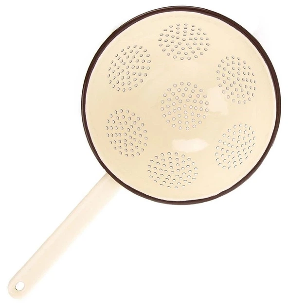 Cedzak kuchenny Orion Brown emaliowany 22 cm (8592381164898) - obraz 3