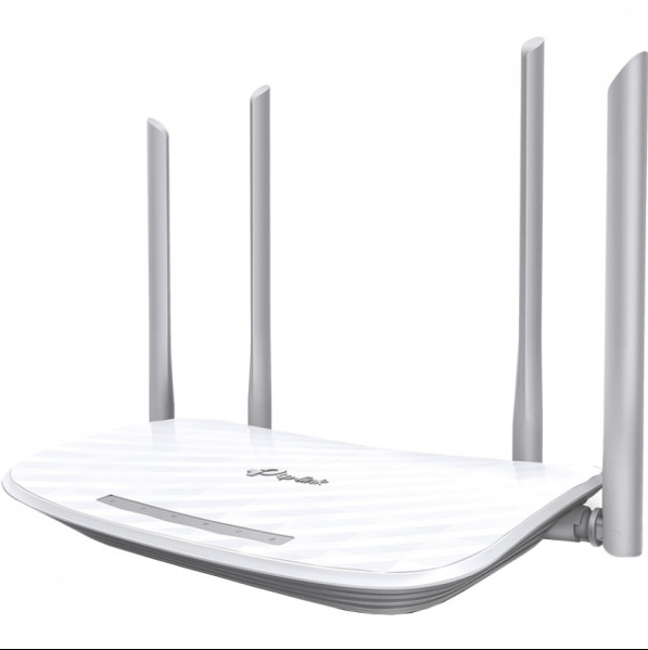 Двухдиапазонный Wi-Fi роутер TP-Link, скорость до 1267 Мбит/с, 4 антенны, белый, 230x144x37 мм - изображение 2