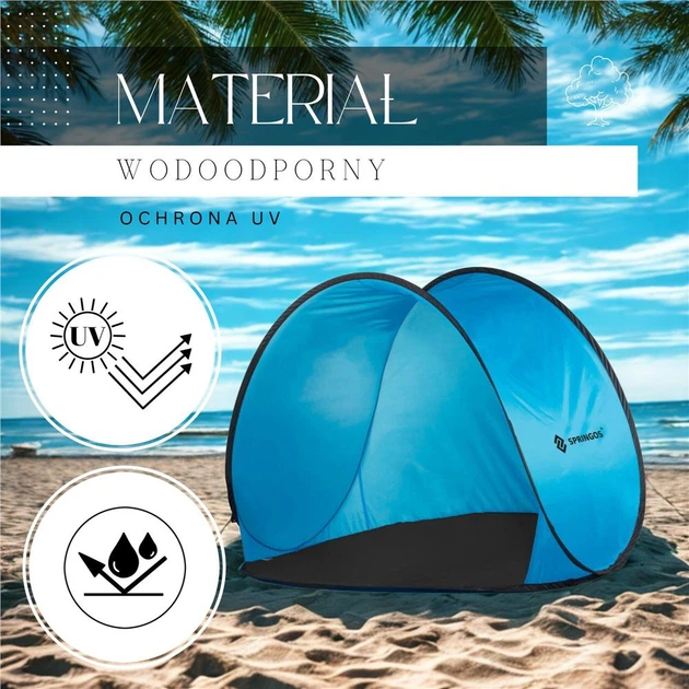 Намет пляжний Springos POP UP 150 x 120 см PT002 (5903021930736) - зображення 9