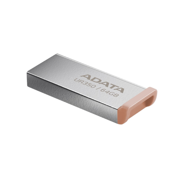Флеш-накопитель USB 3.2, 64 ГБ, металл, защита от воды и пыли, серебристо-бежевый - изображение 3