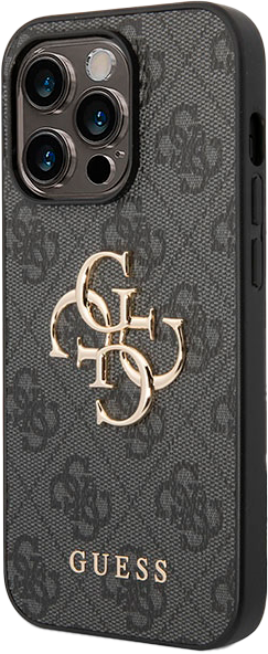 Панель Guess 4G Big Metal Logo для Apple iPhone 15 Pro Max Grey (3666339171575) - зображення 2