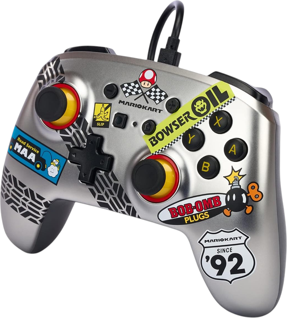 Контролер PowerA Enhanced Wired Controller for Nintendo Switch Mario Kart (NSGP0145-01) - зображення 3