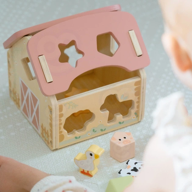 Drewniany sorter KIK Lulilo Arka Noego statek zwierzątka 9 elementów KX3074 (5903039767324) - obraz 3