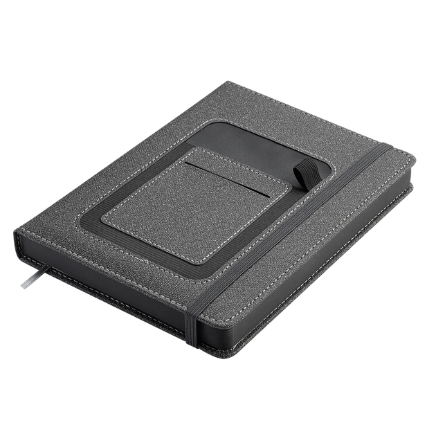 Ежедневник недатированный Buromax Combi A5 336 страниц из искусственной кожи серый (BM.20500-09) - изображение 2