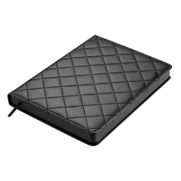 Ежедневник недатированный Buromax Donna Line A5 336 страниц из искусственной кожи черный (BM.20300-01) - Фото 2 Ежедневник недатированный Buromax Donna Line A5 336 страниц из искусственной кожи черный (BM.20300-01) - изображение 2