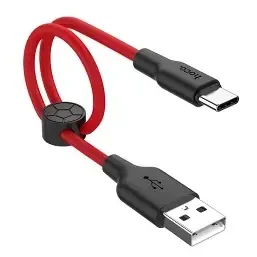 Кабель USB Hoco X21 Plus Silicone Type-C Чорно-Червоний - Фото 1 Кабель USB Hoco X21 Plus Silicone Type-C Чорно-Червоний - изображение 1